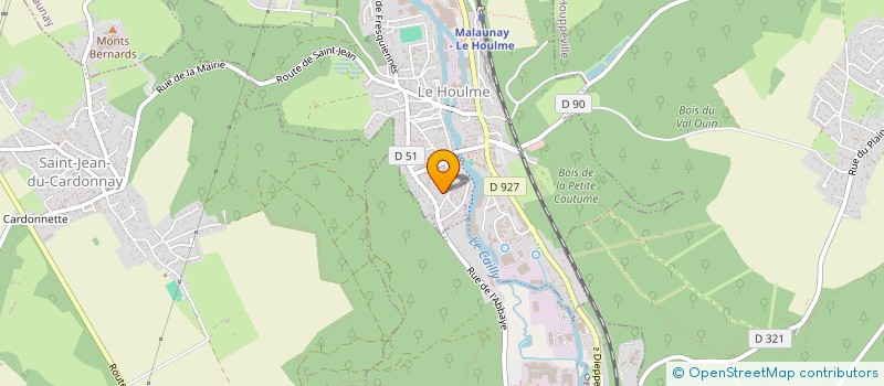 localisation de l'entreprise MADAME AMANDINE CROIX  HOUPPEVILLE