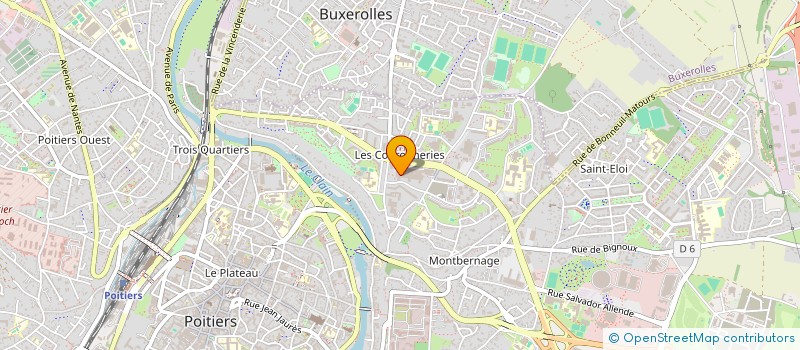 localisation de l'entreprise MADAME AMANDINE CUET  POITIERS