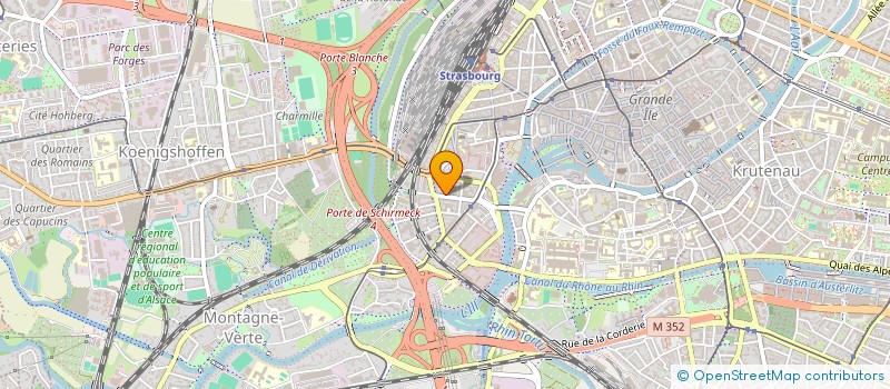 localisation de l'entreprise MADAME AMANDINE DA SILVA  STRASBOURG