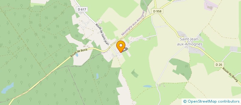 localisation de l'entreprise MADAME AMANDINE DANJEAN  SAINT-JEAN-AUX-AMOGNES