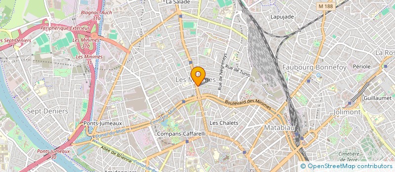 localisation de l'entreprise MADAME AMANDINE DARNIS à TOULOUSE