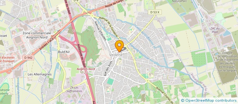 localisation de l'entreprise MADAME AMANDINE DARSEL  VEDENE