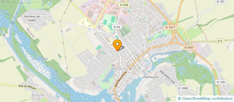 localisation de l'entreprise MADAME AMANDINE DASSONVILLE  PERONNE