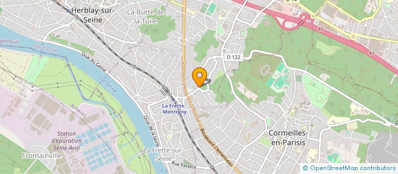 localisation de l'entreprise MADAME AMANDINE DAVEIGA à MONTIGNY-LES-CORMEILLES