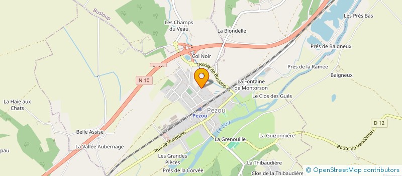 localisation de l'entreprise MADAME AMANDINE DAVID  PEZOU