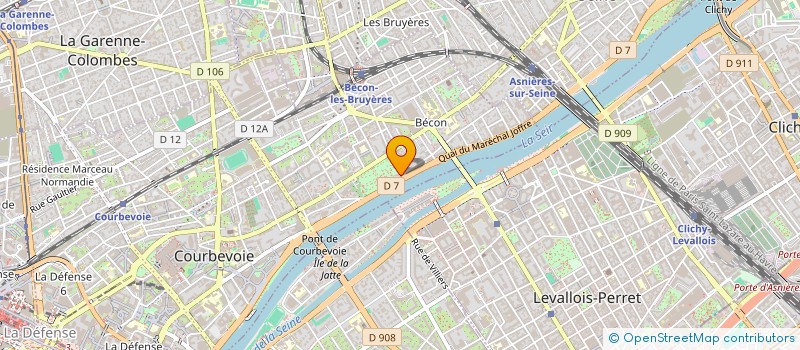 localisation de l'entreprise MADAME AMANDINE DAVY à COURBEVOIE