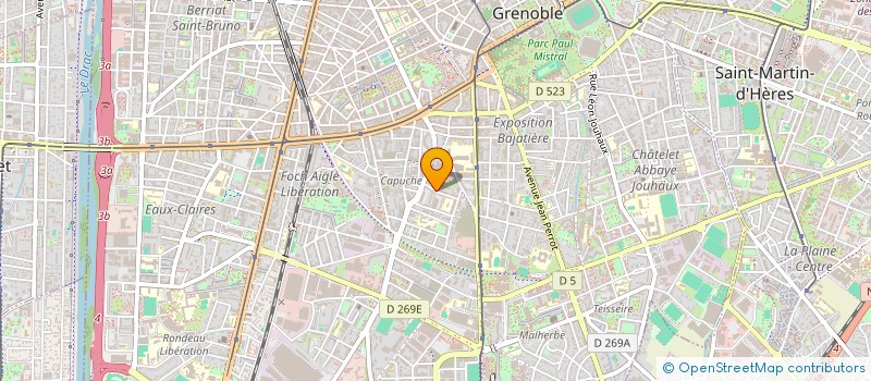 localisation de l'entreprise MADAME AMANDINE DE LUCA  GRENOBLE