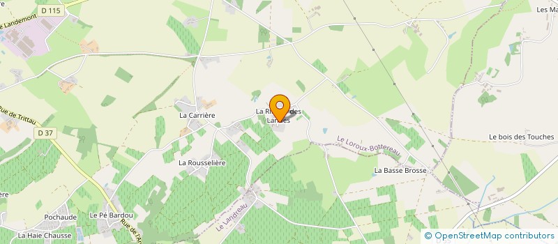 localisation de l'entreprise MADAME AMANDINE DE RENZIS  LE LOROUX-BOTTEREAU