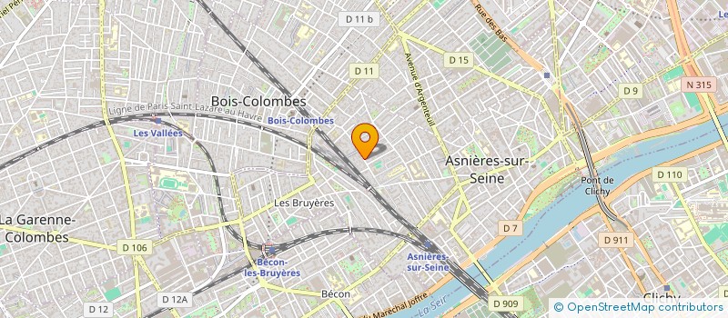 localisation de l'entreprise MADAME AMANDINE DE SEPTENVILLE à ASNIERES-SUR-SEINE