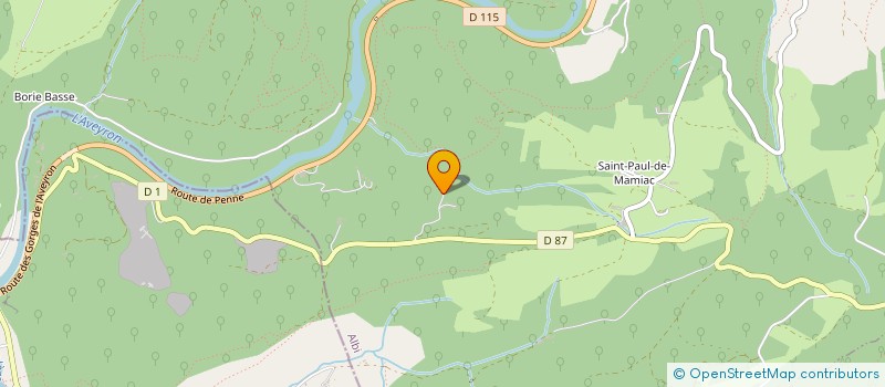 localisation de l'entreprise MADAME AMANDINE DECLERCQ  PENNE