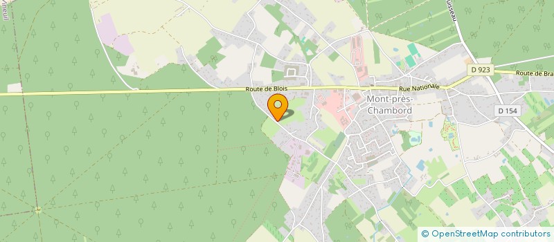 localisation de l'entreprise MADAME AMANDINE DECOUFLET  MONT-PRES-CHAMBORD