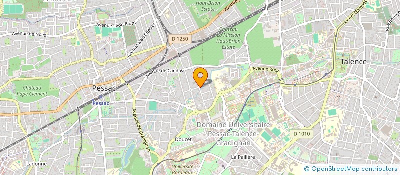 localisation de l'entreprise MADAME AMANDINE DECOUTURE à PESSAC