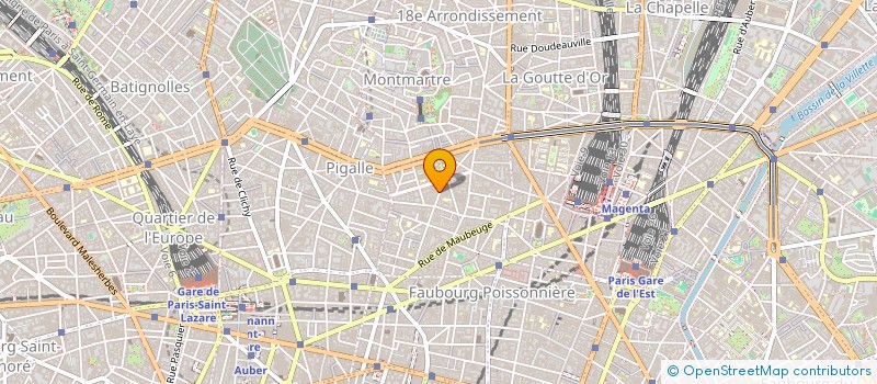 localisation de l'entreprise MADAME AMANDINE DECROI  PARIS 18