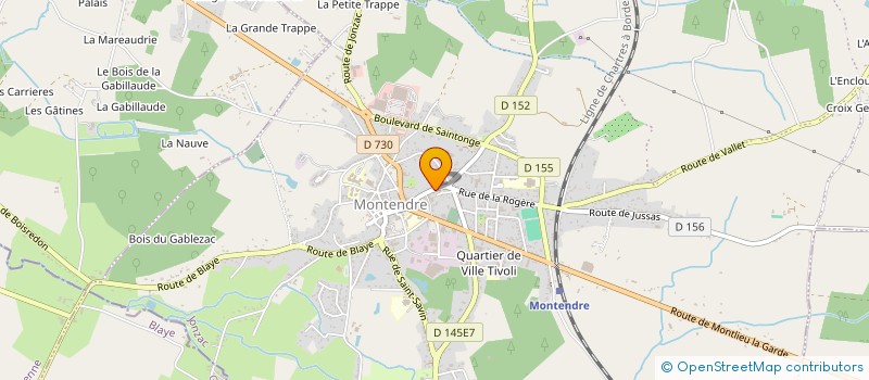 localisation de l'entreprise MADAME AMANDINE DEFAYE à MONTENDRE