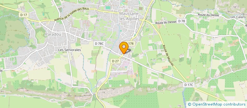 localisation de l'entreprise MADAME AMANDINE DEGIOANNI à MAUSSANE-LES-ALPILLES