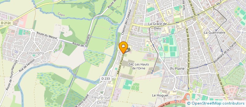 localisation de l'entreprise MADAME AMANDINE DEHEUVELS à FLEURY-SUR-ORNE