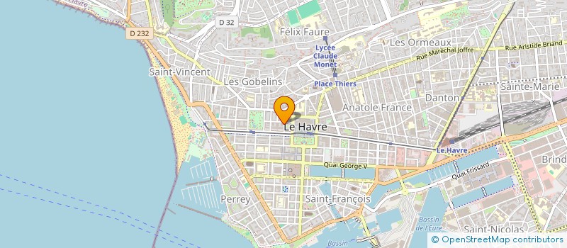 localisation de l'entreprise MADAME AMANDINE DELANNOY  LE HAVRE