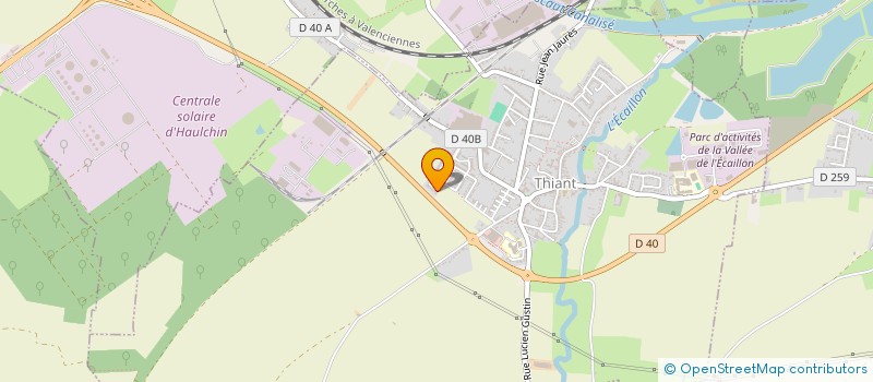 localisation de l'entreprise MADAME AMANDINE DELATOUR  THIANT