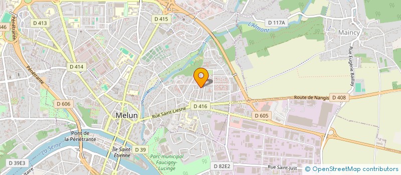 localisation de l'entreprise MADAME AMANDINE DELBLOND à MELUN