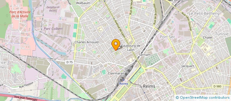 localisation de l'entreprise MADAME AMANDINE DELESPIERRE  REIMS