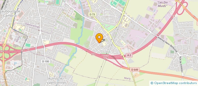 localisation de l'entreprise MADAME AMANDINE DELIMAL  MARLY