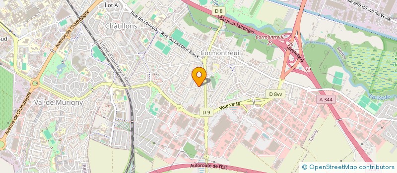 localisation de l'entreprise MADAME AMANDINE DELNOTT  CORMONTREUIL