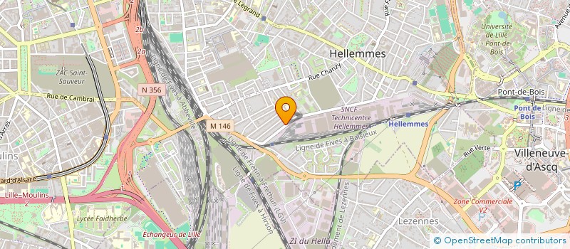 localisation de l'entreprise MADAME AMANDINE DEROSES à LILLE