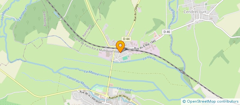 localisation de l'entreprise MADAME AMANDINE DESBRANCHES  JUSSEY