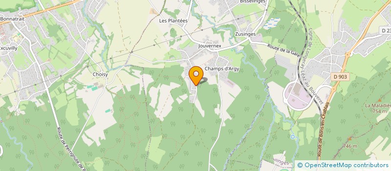 localisation de l'entreprise MADAME AMANDINE DESRUMEAUX  MARGENCEL