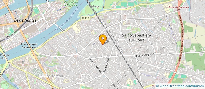 localisation de l'entreprise MADAME AMANDINE DESTRIBATS  SAINT-SEBASTIEN-SUR-LOIRE