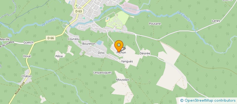 localisation de l'entreprise MADAME AMANDINE DETRAIT  MEZOS