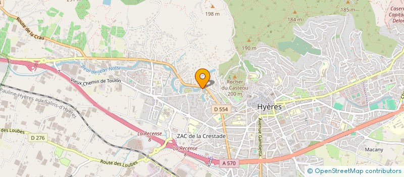 localisation de l'entreprise MADAME AMANDINE DEZ à HYERES