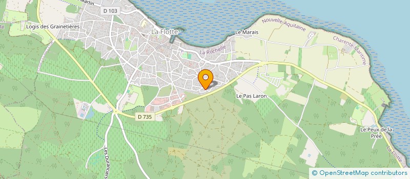 localisation de l'entreprise MADAME AMANDINE DIAS COELHO  LA FLOTTE