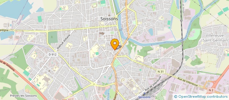 localisation de l'entreprise MADAME AMANDINE DOLLEZ à SOISSONS