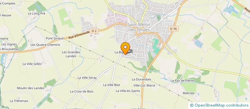 localisation de l'entreprise MADAME AMANDINE DOMEAU  DOL-DE-BRETAGNE