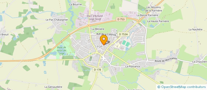 localisation de l'entreprise MADAME AMANDINE DOUAUD  LEGE