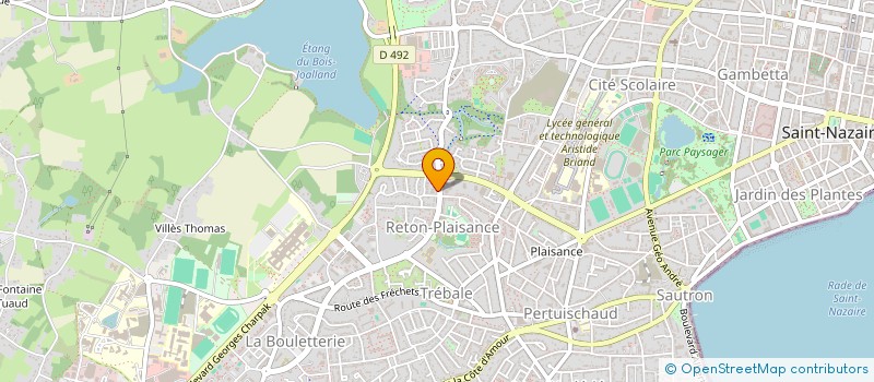 localisation de l'entreprise MADAME AMANDINE DRONEAU à SAINT-NAZAIRE
