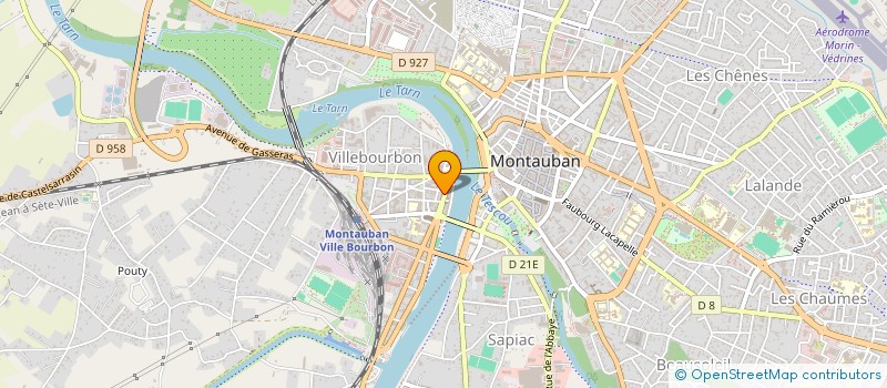 localisation de l'entreprise MADAME AMANDINE DUBIEL  MONTAUBAN