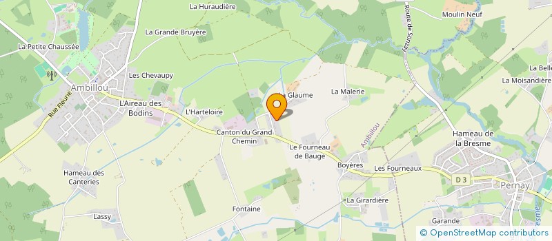 localisation de l'entreprise MADAME AMANDINE DUBOIS  AMBILLOU