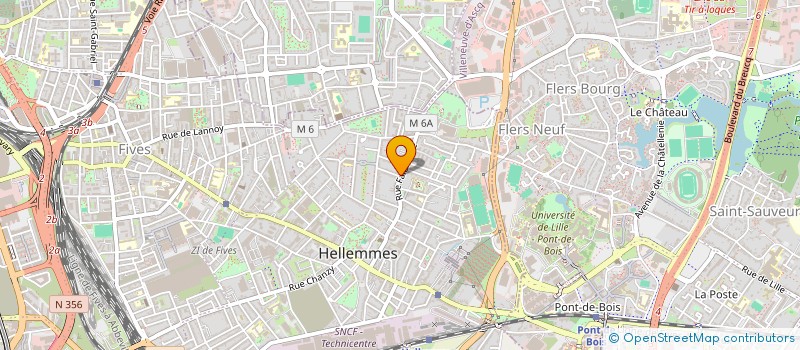 localisation de l'entreprise MADAME AMANDINE DUBRULLE à LILLE