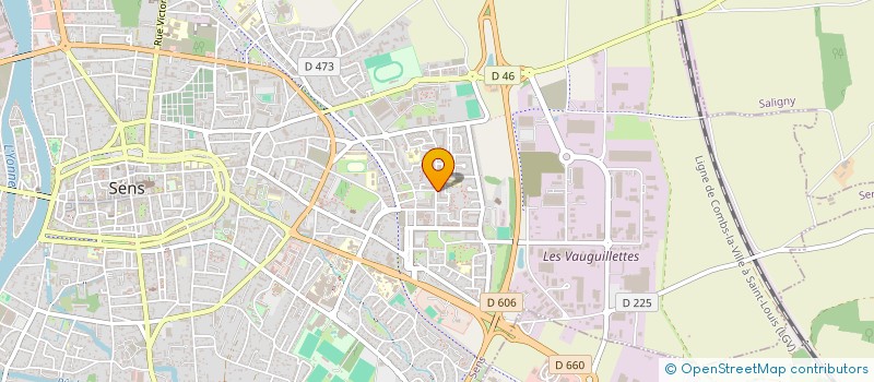 localisation de l'entreprise MADAME AMANDINE DUBUYS  SENS