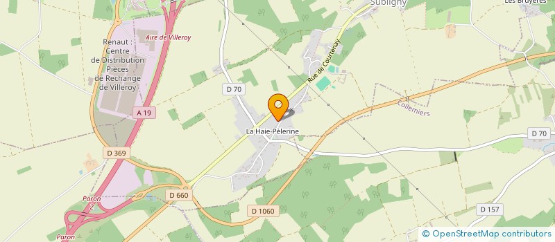 localisation de l'entreprise MADAME AMANDINE DUCARD  SUBLIGNY