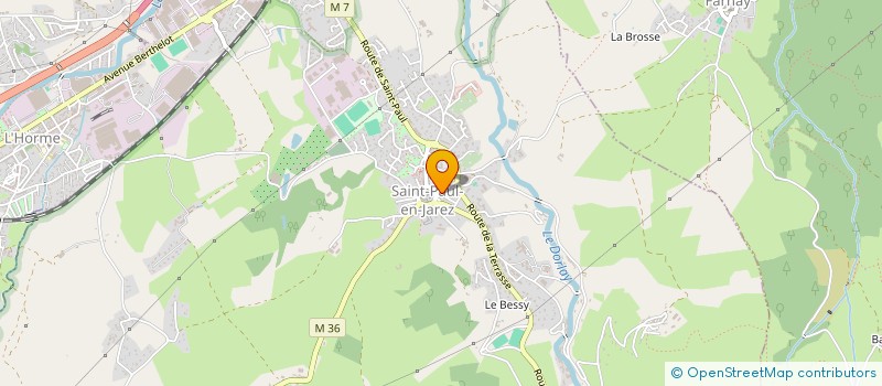 localisation de l'entreprise MADAME AMANDINE DUCREUX  SAINT-PAUL-EN-JAREZ