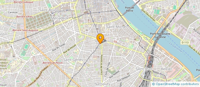 localisation de l'entreprise MADAME AMANDINE DUCROS CERVOS  BORDEAUX