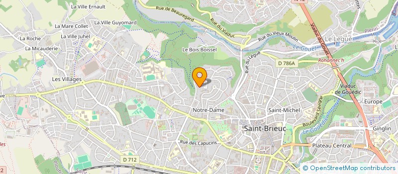 localisation de l'entreprise MADAME AMANDINE DUJARDIN à SAINT-BRIEUC