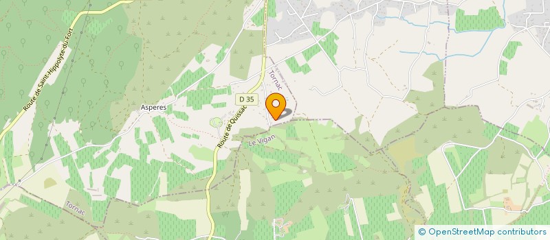 localisation de l'entreprise MADAME AMANDINE DUMAS  SAINT-PRIVAT-DES-VIEUX