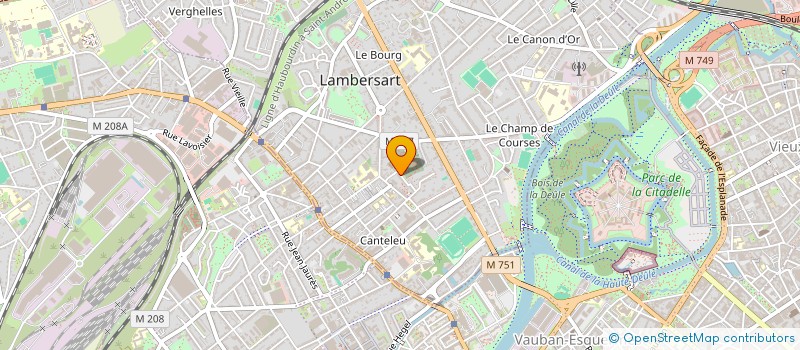 localisation de l'entreprise MADAME AMANDINE DUMONT à LAMBERSART