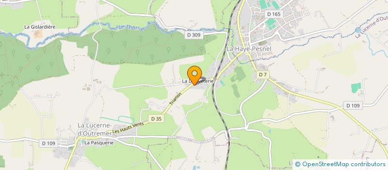 localisation de l'entreprise MADAME AMANDINE DUMOULIN  LA LUCERNE-D'OUTREMER