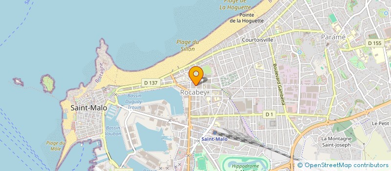 localisation de l'entreprise MADAME AMANDINE DUPUY  SAINT-MALO