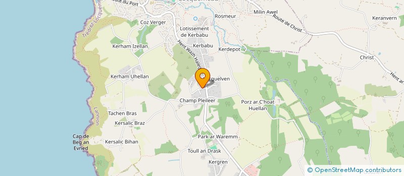 localisation de l'entreprise MADAME AMANDINE DUQUENOY  PLOUMILLIAU